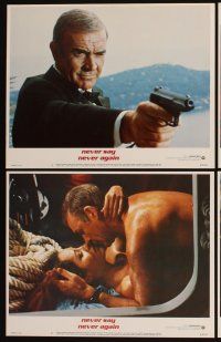 5h351 NEVER SAY NEVER AGAIN 8 LCs '83 Sean Connery as James Bond 007, Kim Basinger, Bernie Casey!