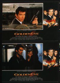 5h470 GOLDENEYE 12 Spanish LCs '95 Pierce Brosnan as secret agent James Bond 007, Scorupco!