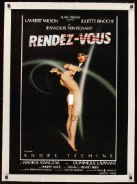 5j110 RENDEZ-VOUS linen German '85 Andre Techine, great image of sexy naked Juliette Binoche!