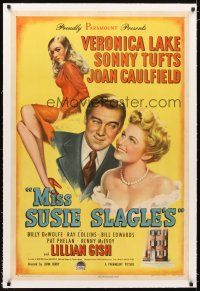 5j364 MISS SUSIE SLAGLE'S linen 1sh '46 art of sexy Veronica Lake, Sonny Tufts & Joan Caulfield!