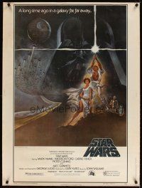 5k179 STAR WARS style A 30x40 '77 George Lucas classic sci-fi epic, art by Tom Jung!