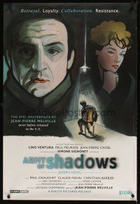 5k146 ARMY OF SHADOWS 1sh '06 Jean-Pierre Melville's L'Armee des ombres, Kimura artwork!