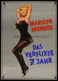 5k308 SEVEN YEAR ITCH German R70s Billy Wilder, great sexy art of Marilyn Monroe!