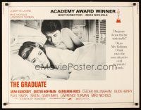 5k185 GRADUATE 1/2sh R72 classic image of Dustin Hoffman & Anne Bancroft in bed!