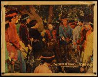 5k195 SANTA FE TRAIL 1/2sh '30 unusual lobby card-like image of Richard Arlen tied up by Indians!