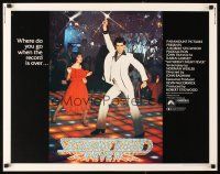 5k196 SATURDAY NIGHT FEVER 1/2sh '77 best image of disco dancer John Travolta & Karen Lynn Gorney!