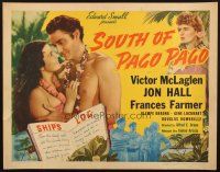5k198 SOUTH OF PAGO PAGO 1/2sh '40 cult favorite Frances Farmer, Jon Hall, Olympe Bradna!