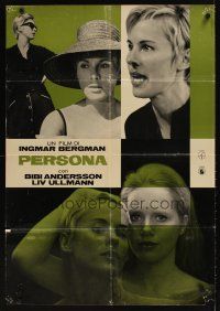 5k515 PERSONA Italian lrg pbusta '66 close up of Liv Ullmann & Bibi Andersson, Bergman classic!