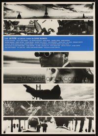 5k359 LA JETEE Japanese 29x41 '90s Chris Marker French sci-fi, cool montage of bizarre images!