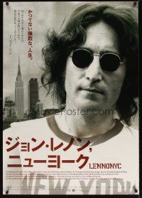 5k360 LENNONYC Japanese 29x41 '10 Epstein biography, great portrait image of John Lennon in NYC!