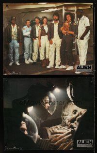 5k256 ALIEN 6 color USGerman jumbo stills '79 Harry Dean Stanton, Tom Skerritt, Sigourney Weaver!