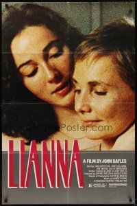 5k111 LIANNA 1sh '83 John Sayles directed, Linda Griffiths, Jane Hallaren, lesbian romance!