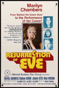 5k122 RESURRECTION OF EVE 24x36 1sh '73 Mitchell Bros, sexy Marilyn Chambers w/pearls!