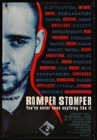 5k166 ROMPER STOMPER 1sh '93 Russell Crowe as skinhead in Australia!
