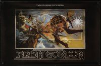 5k241 FLASH GORDON horizontal foil special 25x38 '80 different artwork by Philip Castle!