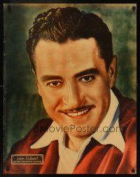 5k236 JOHN GILBERT MGM personality poster '31 smiling portrait of the romantic leading man!