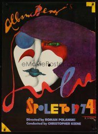 5k511 LULU Italian stage poster '74 Roman Polanski directed opera, Richard Lindner art!