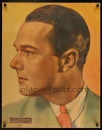 5k238 WILLIAM HAINES MGM personality poster '31 gay MGM star who was outed & quit making movies!