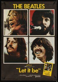 5k290 LET IT BE Swedish '70 The Beatles, John Lennon, Paul McCartney, Ringo Starr, George Harrison