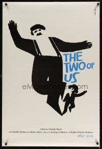 5k173 TWO OF US 1sh R05 wonderful art of Michel Simon & young boy by Saul Bass!