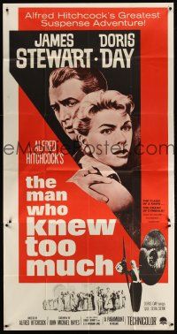 5m117 MAN WHO KNEW TOO MUCH 3sh R60s James Stewart & Doris Day, directed by Alfred Hitchcock!