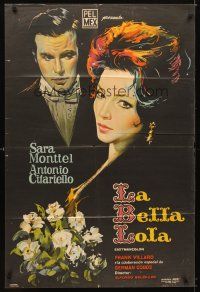 5m146 LA BELLA LOLA Argentinean '62 wonderful art of Sara Montiel who is Dumas' Camille!