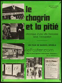 5m100 SORROW & THE PITY French 1p '71 Marcel Ophuls classic WWII Nazi/French documentary!