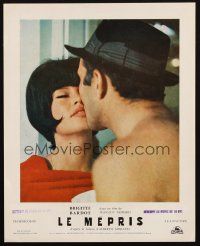 5m204 LE MEPRIS French LC '63 Jean-Luc Godard, great image of super sexy Brigitte Bardot!