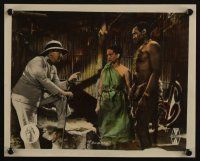 5m198 SANDERS OF THE RIVER color German transparency LC '35 Paul Robeson as native, Edgar Wallace!