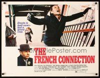 5m025 FRENCH CONNECTION 1/2sh '71 Gene Hackman in movie chase climax, directed by William Friedkin
