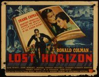 5m022 LOST HORIZON 1/2sh '37 Frank Capra's mightiest production starring Ronald Colman!