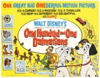 5m272 ONE HUNDRED & ONE DALMATIANS TC '61 most classic Walt Disney canine family cartoon!