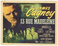5m221 13 RUE MADELEINE TC '46 James Cagney must stop double agent Richard Conte, Annabella