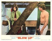 5m305 BLOW-UP LC #2 '67 Antonioni, David Hemmings tries to learn more about Vanessa Redgrave!