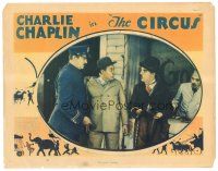 5m315 CIRCUS LC '28 Tramp Charlie Chaplin is surprised at cop who arrested a man, classic comedy!