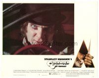 5m317 CLOCKWORK ORANGE LC #1 '72 Stanley Kubrick classic, best close up of Malcolm McDowell!