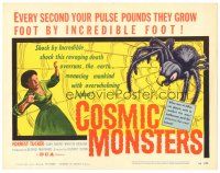 5m239 COSMIC MONSTERS TC '58 every second your pulse pounds they grow foot by incredible foot!