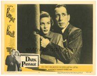 5m321 DARK PASSAGE LC #4 R56 great close up of Humphrey Bogart holding sexy Lauren Bacall!