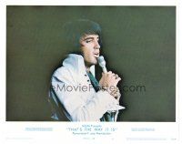 5m326 ELVIS: THAT'S THE WAY IT IS LC #2 '70 great close up of Presley singing into microphone!