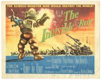 5m260 INVISIBLE BOY TC '57 Robby the Robot as the science-monster who would destroy the world!