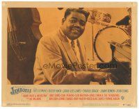 5m345 JAMBOREE LC #7 '57 best close up of early rocker Fats Domino performing at piano!
