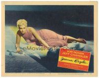 5m346 JEANNE EAGELS LC #8 '57 full-length image of sexiest Kim Novak laying on floor!