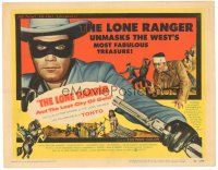 5m265 LONE RANGER & THE LOST CITY OF GOLD TC '58 masked hero Clayton Moore & Jay Silverheels!
