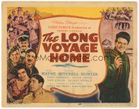 5m266 LONG VOYAGE HOME TC '40 John Ford, montage of John Wayne on one side & other stars on other!