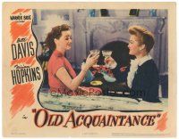5m365 OLD ACQUAINTANCE LC '43 great close up of Bette Davis & Miriam Hopkins toasting!