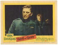 5m372 PATHS OF GLORY LC #8 '58 Stanley Kubrick classic, c/u of Kirk Douglas as Colonel Dax in WWI!