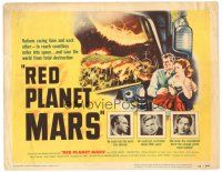 5m276 RED PLANET MARS TC '52 art of Peter Graves & sexy Andrea King trying to save the world!