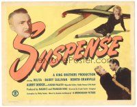 5m282 SUSPENSE TC '46 Belita, film noir, the mightiest adventure in heart-stopping tension!