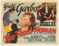 5m287 TWO-FACED WOMAN TC '41 great images of Melvyn Douglas & pretty Greta Garbo!