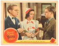 5m406 YOU'RE ONLY YOUNG ONCE LC '37 guy is jealous of Mickey Rooney as Andy Hardy & Eleanor Lynn